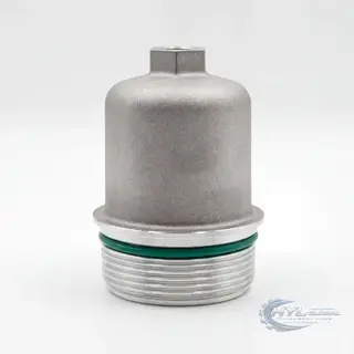 New DQ250 DSG 6 Speed Transmission Oil Filter Housing Cover Cap Aluminum Upgrade Seal 02E 306 045 for VW
