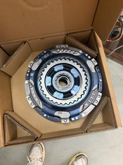 Dual clutch packed and ready to ship
