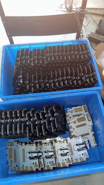 Solenoid blocks in stock bins