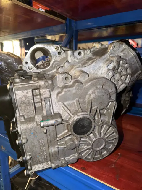 Transmission assembly ready for inspection